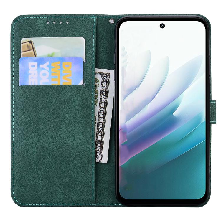 For Redmi 15 5G / 4G EU 171mm Retro Skin Feel Butterflies Embossing Horizontal Flip Leather Phone Case