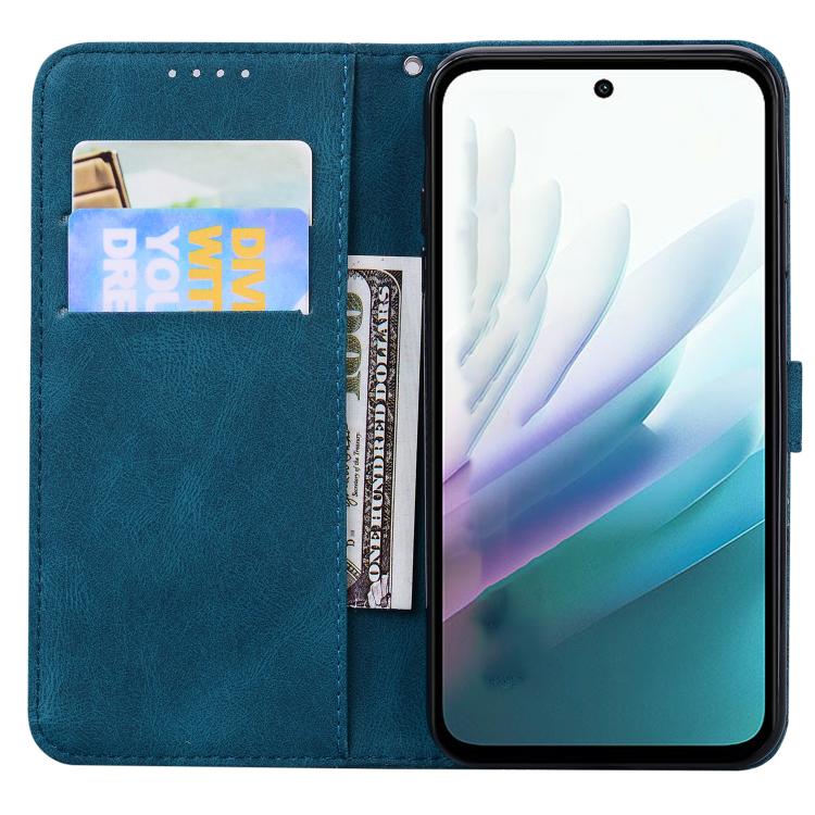 For Redmi 15 5G / 4G EU 171mm Retro Skin Feel Butterflies Embossing Horizontal Flip Leather Phone Case