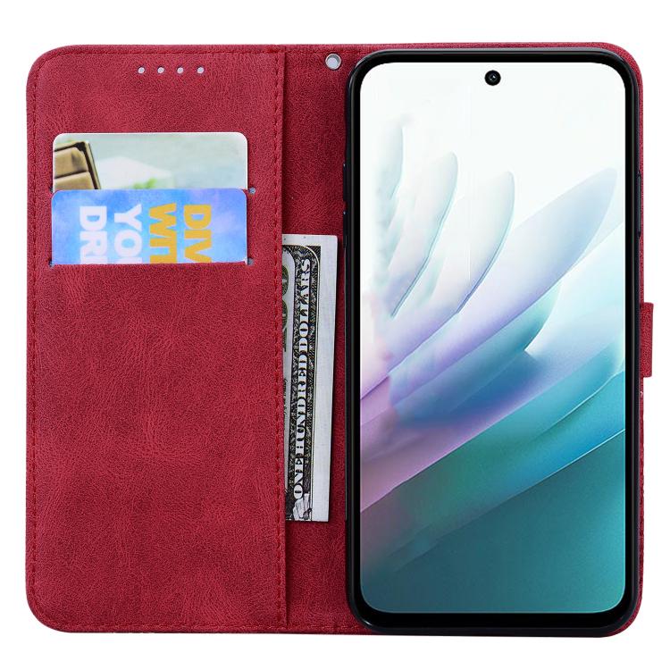 For Redmi 15 5G / 4G EU 171mm Retro Skin Feel Butterflies Embossing Horizontal Flip Leather Phone Case