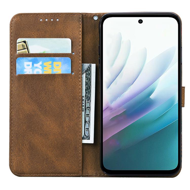 For Redmi 15 5G / 4G EU 171mm Retro Skin Feel Butterflies Embossing Horizontal Flip Leather Phone Case