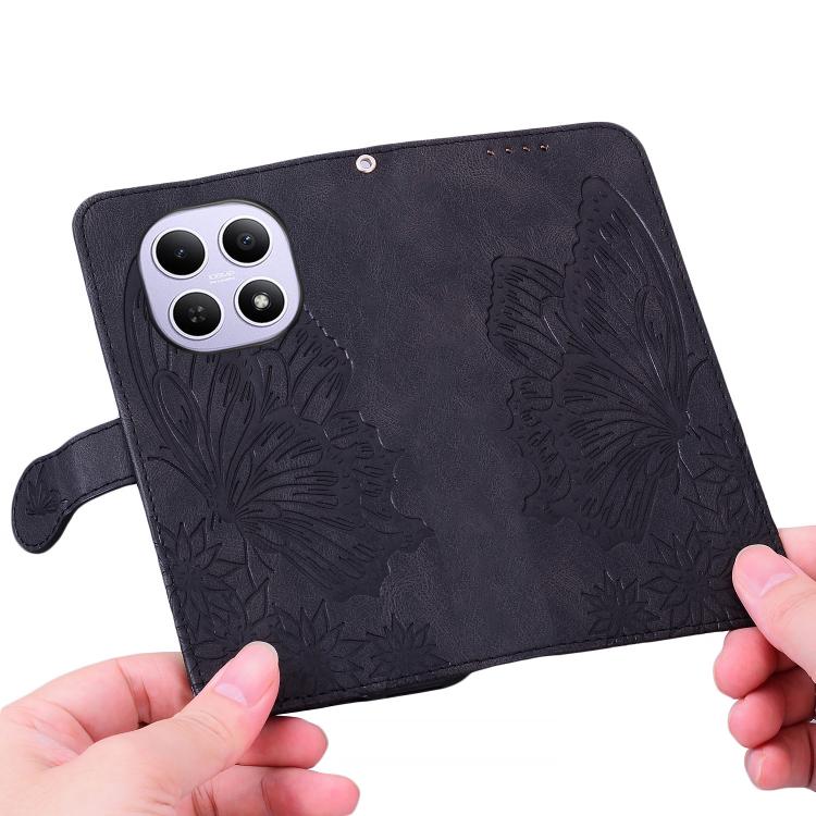 For Redmi Note 15 4G / 5G Global 164mm Retro Skin Feel Butterflies Embossing Horizontal Flip Leather Phone Case