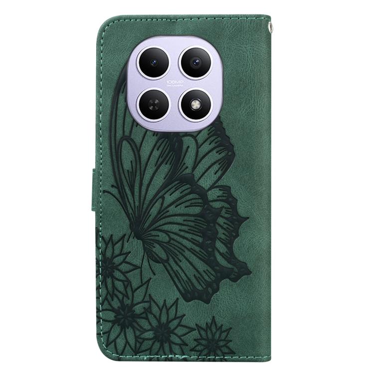 For Redmi Note 15 4G / 5G Global 164mm Retro Skin Feel Butterflies Embossing Horizontal Flip Leather Phone Case