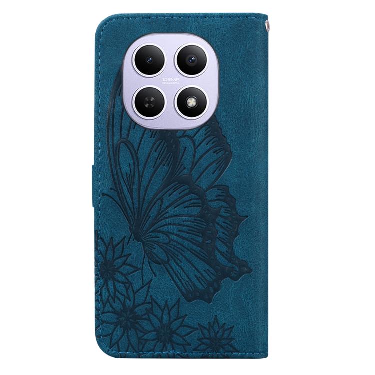 For Redmi Note 15 4G / 5G Global 164mm Retro Skin Feel Butterflies Embossing Horizontal Flip Leather Phone Case