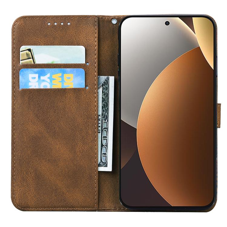 For Redmi Note 15 Pro 4G Global 163.2mm Retro Skin Feel Butterflies Embossing Horizontal Flip Leather Phone Case