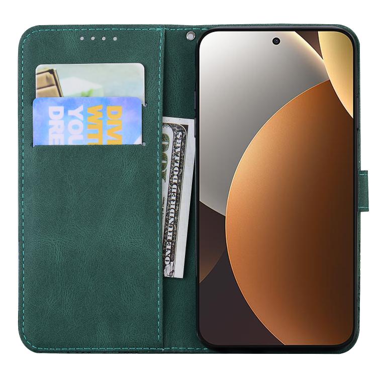 For Redmi Note 15 Pro 5G Global 163.6mm Retro Skin Feel Butterflies Embossing Horizontal Flip Leather Phone Case