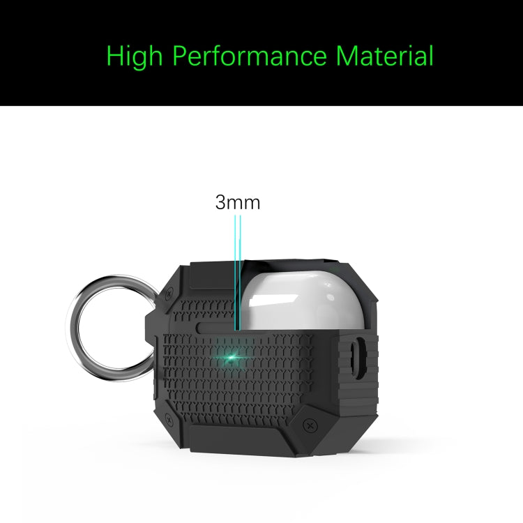 For AirPods 4 Wireless Earphones Shockproof Armor Protective Case