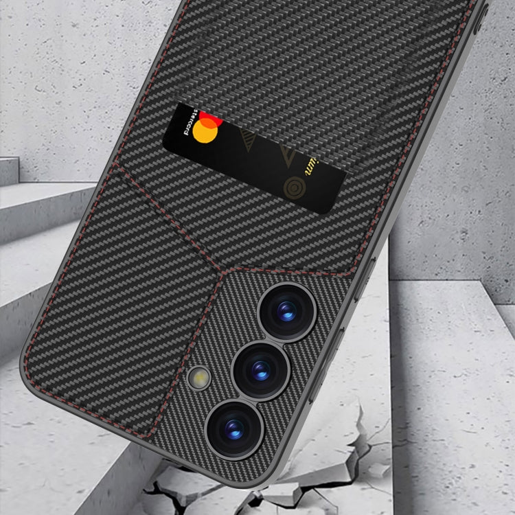 For Samsung Galaxy S25 5G GKK Rotor Bracket Recessed Card Bag Full Coverage Phone Case