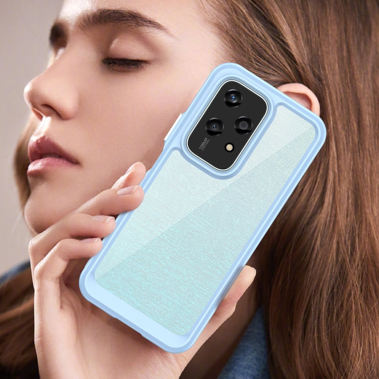 For Honor 200 Lite Global Colorful Series Acrylic Hybrid TPU Phone Case