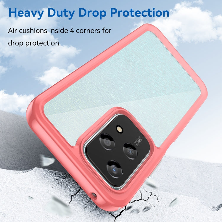 For Honor 200 Lite Global Colorful Series Acrylic Hybrid TPU Phone Case