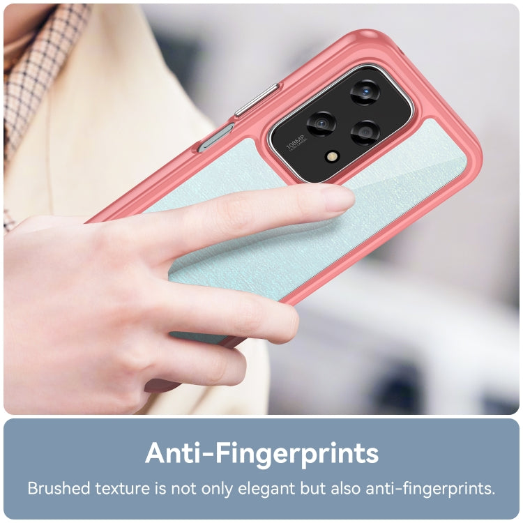 For Honor 200 Lite Global Colorful Series Acrylic Hybrid TPU Phone Case