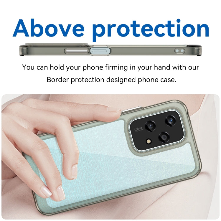 For Honor 200 Lite Global Colorful Series Acrylic Hybrid TPU Phone Case
