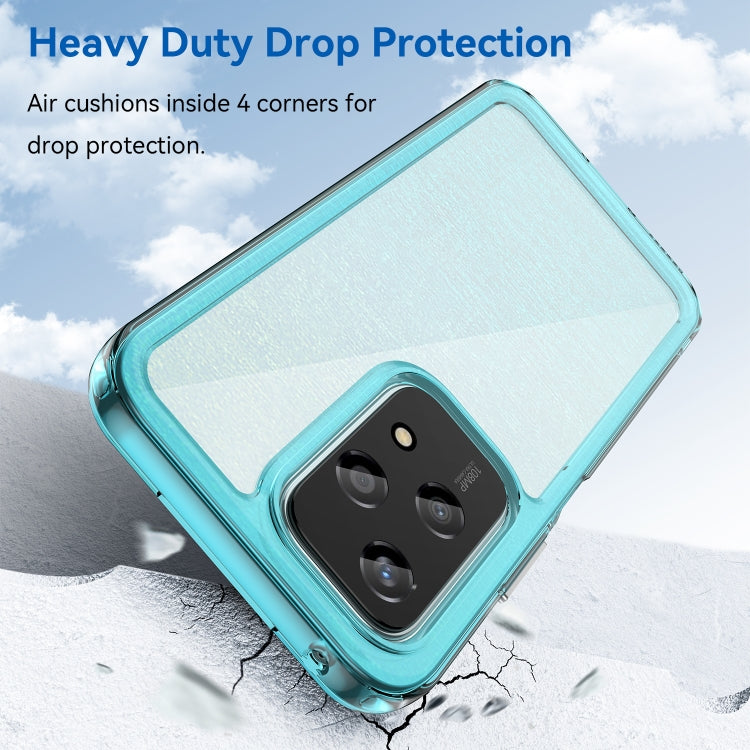 For Honor 200 Lite Global Colorful Series Acrylic Hybrid TPU Phone Case