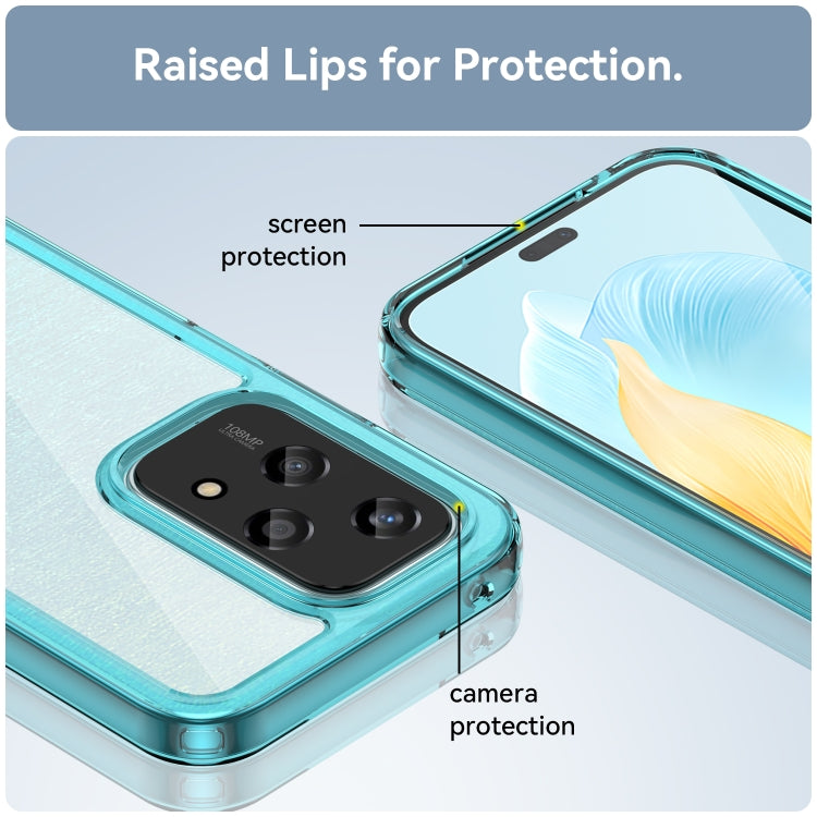 For Honor 200 Lite Global Colorful Series Acrylic Hybrid TPU Phone Case