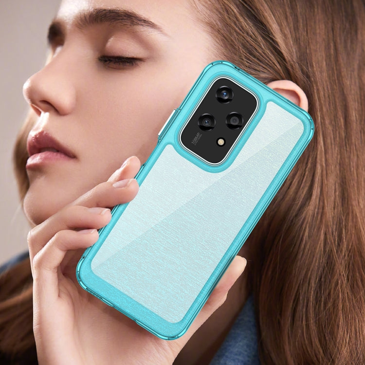 For Honor 200 Lite Global Colorful Series Acrylic Hybrid TPU Phone Case