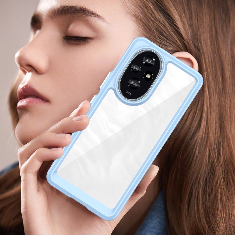 For Honor 200 Colorful Series Acrylic Hybrid TPU Phone Case