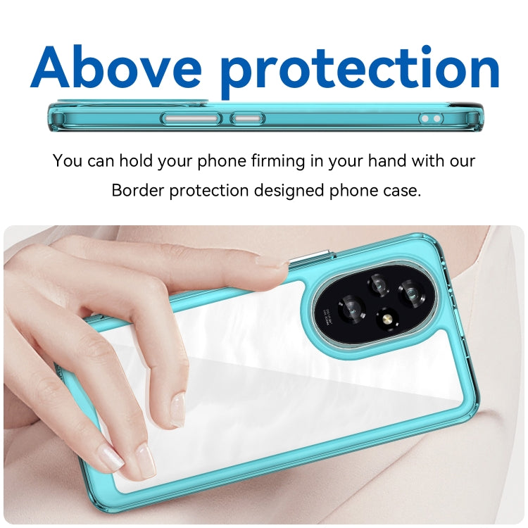 For Honor 200 Colorful Series Acrylic Hybrid TPU Phone Case