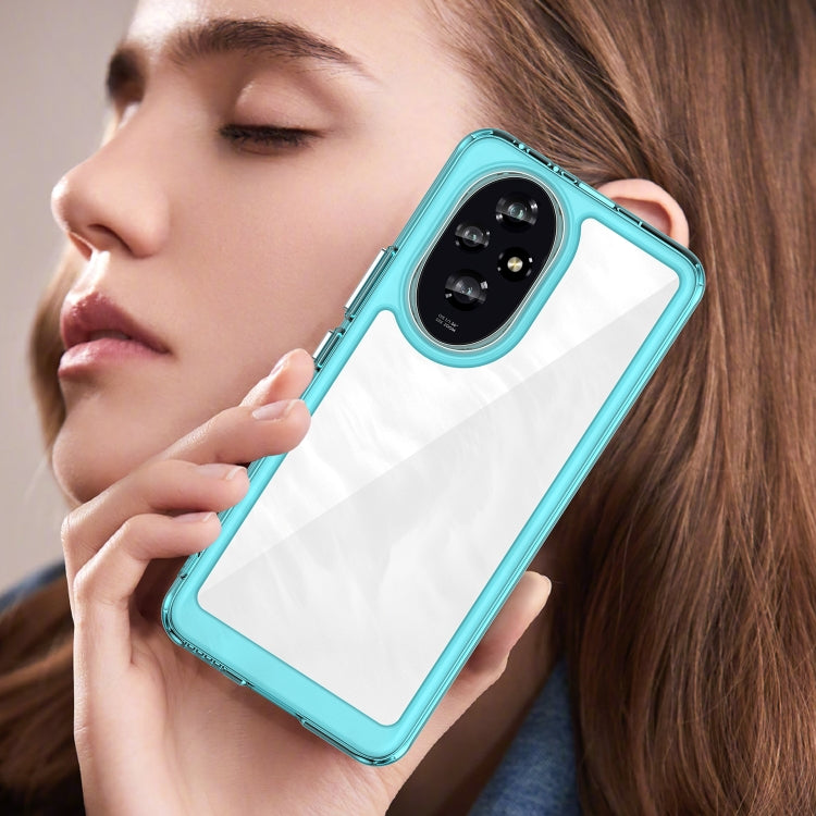 For Honor 200 Colorful Series Acrylic Hybrid TPU Phone Case