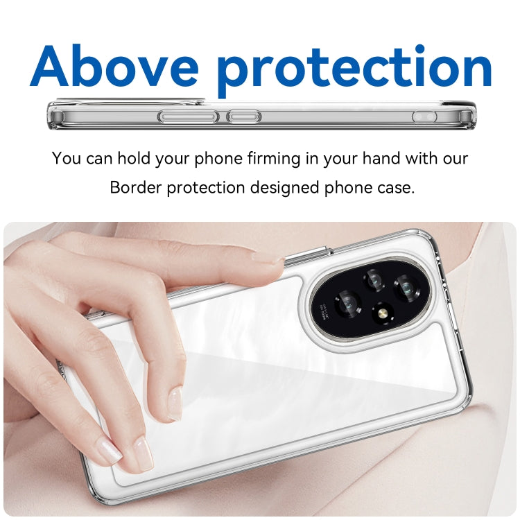 For Honor 200 Colorful Series Acrylic Hybrid TPU Phone Case