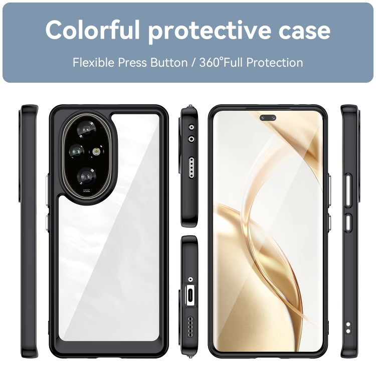 For Honor 200 Pro Colorful Series Acrylic Hybrid TPU Phone Case