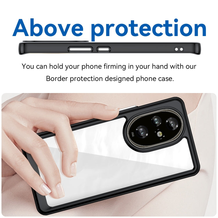 For Honor 200 Pro Colorful Series Acrylic Hybrid TPU Phone Case