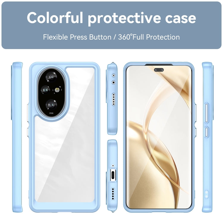 For Honor 200 Pro Colorful Series Acrylic Hybrid TPU Phone Case
