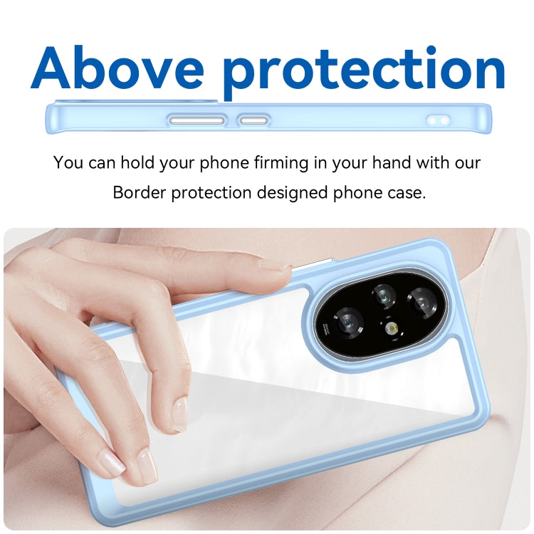 For Honor 200 Pro Colorful Series Acrylic Hybrid TPU Phone Case