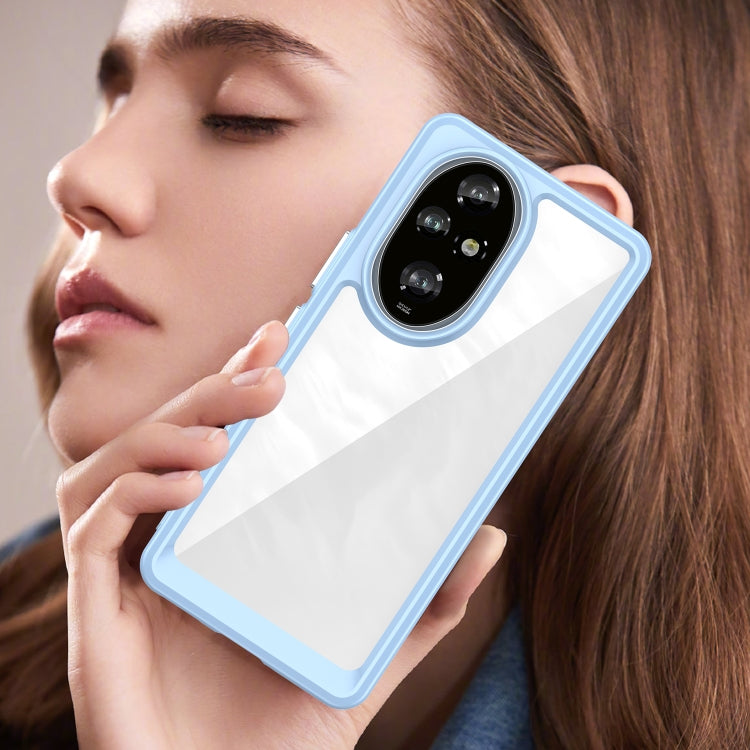 For Honor 200 Pro Colorful Series Acrylic Hybrid TPU Phone Case