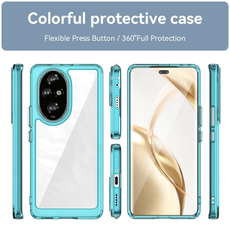 For Honor 200 Pro Colorful Series Acrylic Hybrid TPU Phone Case