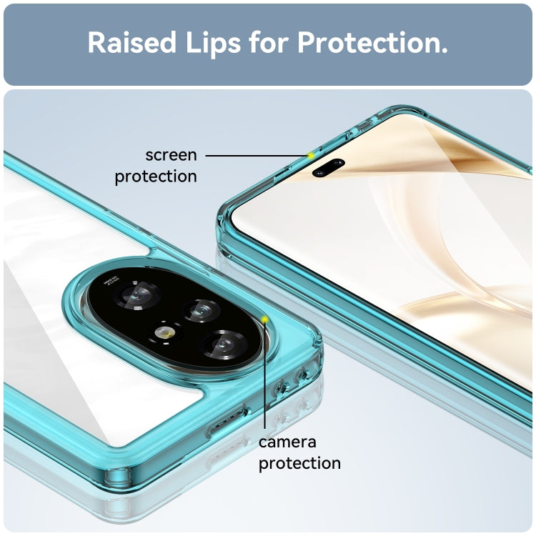For Honor 200 Pro Colorful Series Acrylic Hybrid TPU Phone Case