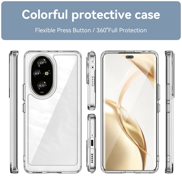 For Honor 200 Pro Colorful Series Acrylic Hybrid TPU Phone Case