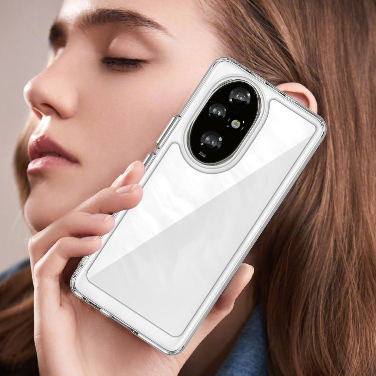 For Honor 200 Pro Colorful Series Acrylic Hybrid TPU Phone Case