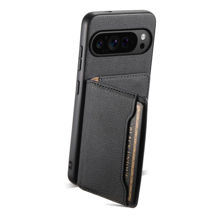 For Google Pixel 10 Pro / 10 Calf Texture Card Bag Design Full Coverage Phone Case