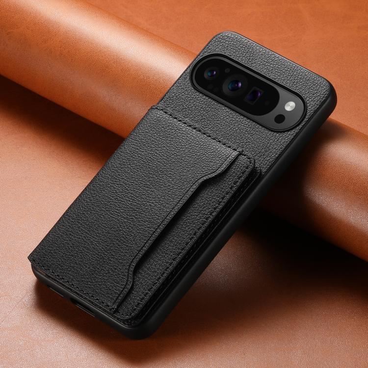 For Google Pixel 10 Pro / 10 Calf Texture Card Bag Design Full Coverage Phone Case
