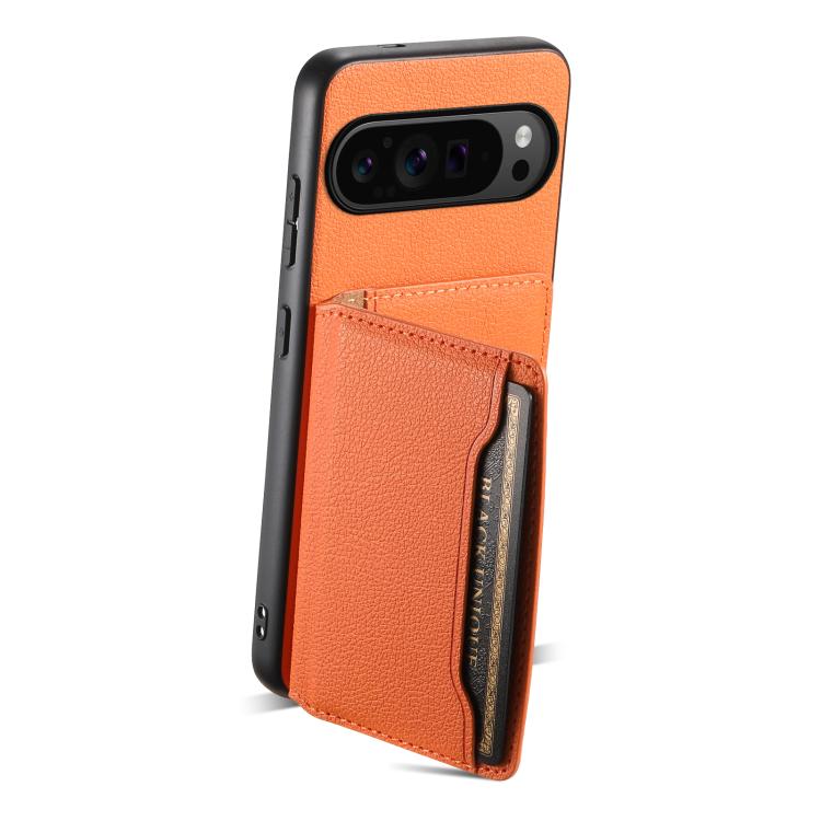 For Google Pixel 10 Pro / 10 Calf Texture Card Bag Design Full Coverage Phone Case