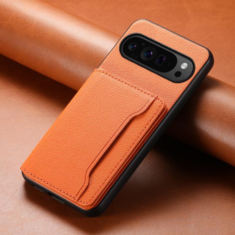 For Google Pixel 10 Pro / 10 Calf Texture Card Bag Design Full Coverage Phone Case