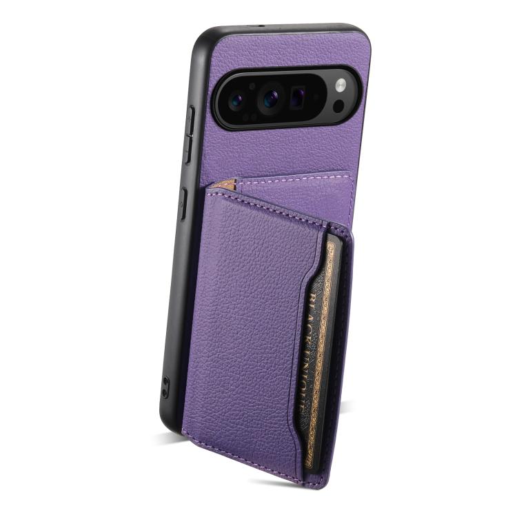 For Google Pixel 10 Pro / 10 Calf Texture Card Bag Design Full Coverage Phone Case