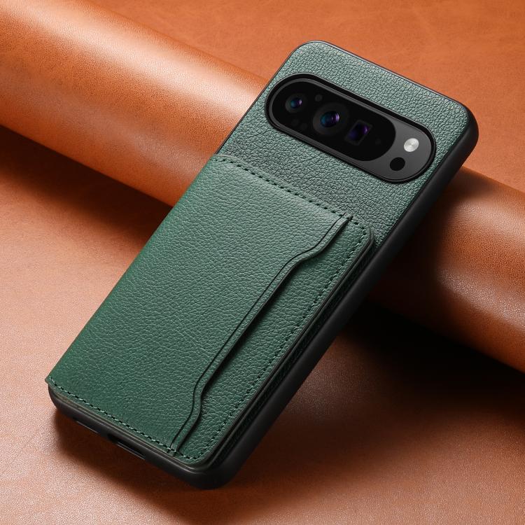 For Google Pixel 10 Pro / 10 Calf Texture Card Bag Design Full Coverage Phone Case