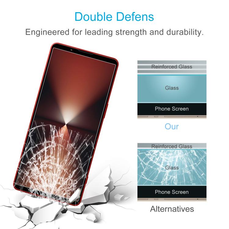 For Sony Xperia 1 VII 10pcs 0.26mm 9H 2.5D Tempered Glass Film