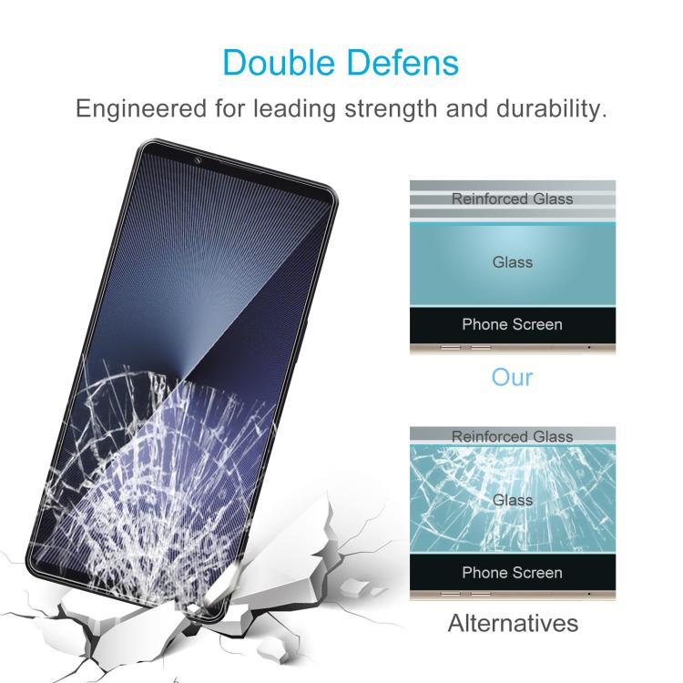 For Sony Xperia 1 VIII 10pcs 0.26mm 9H 2.5D Tempered Glass Film