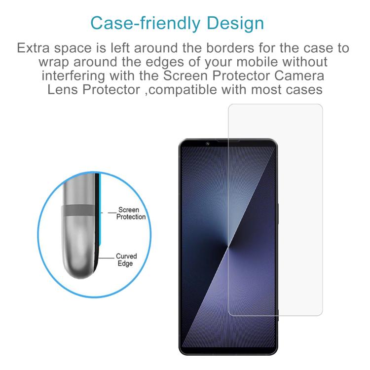 For Sony Xperia 1 VIII 50pcs 0.26mm 9H 2.5D Tempered Glass Film
