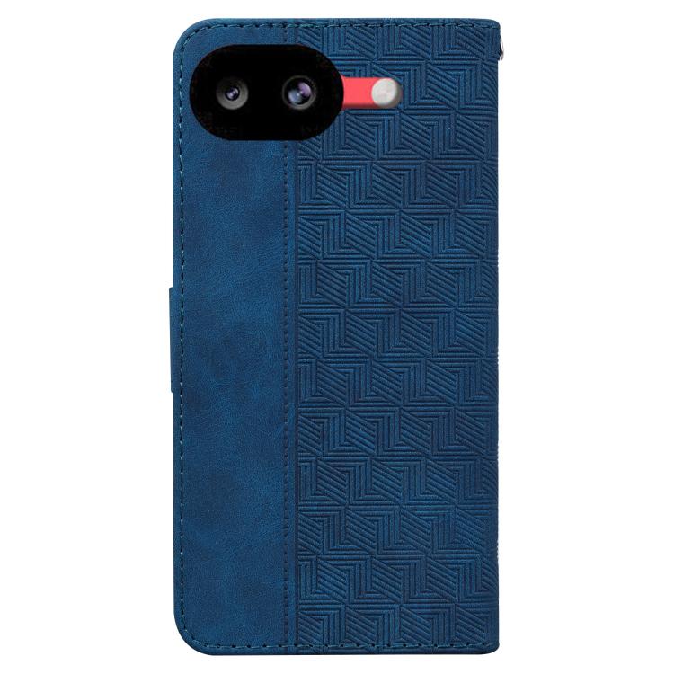 For Google Pixel 10a Geometric Embossed Leather Phone Case