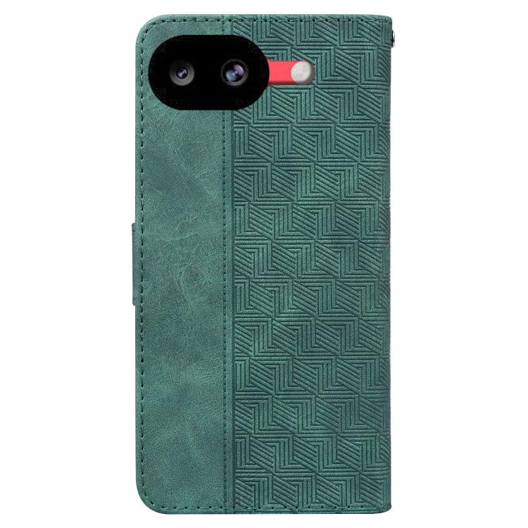 For Google Pixel 10a Geometric Embossed Leather Phone Case
