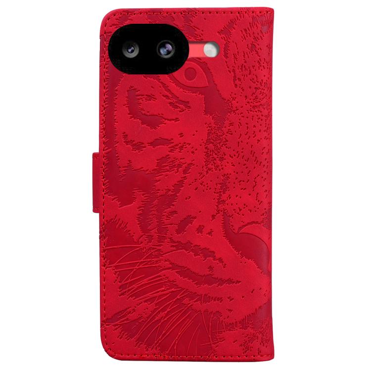 For Google Pixel 10a Tiger Embossing Pattern Flip Leather Phone Case