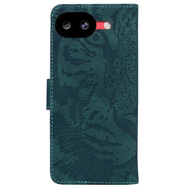 For Google Pixel 10a Tiger Embossing Pattern Flip Leather Phone Case
