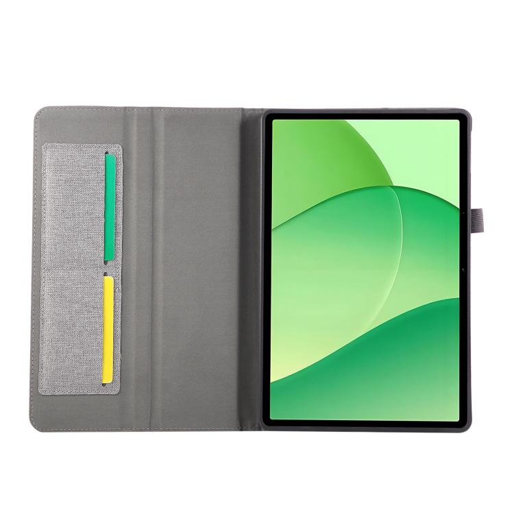 For OPPO Pad SE 11 2025 Fabric Texture Horizontal Flip Leather Tablet Case