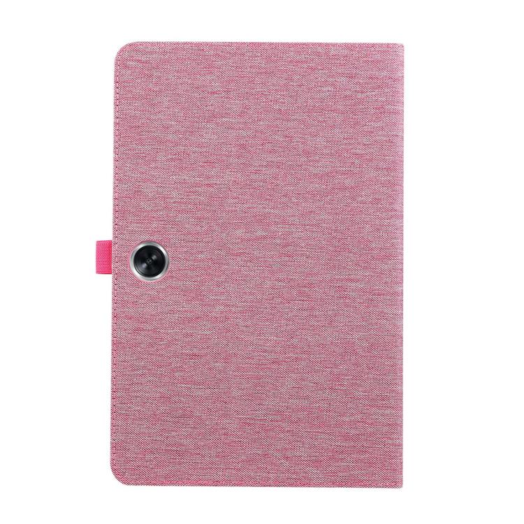 For OPPO Pad SE 11 2025 Fabric Texture Horizontal Flip Leather Tablet Case