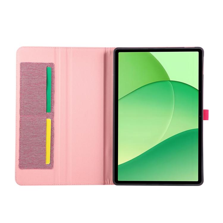 For OPPO Pad SE 11 2025 Fabric Texture Horizontal Flip Leather Tablet Case