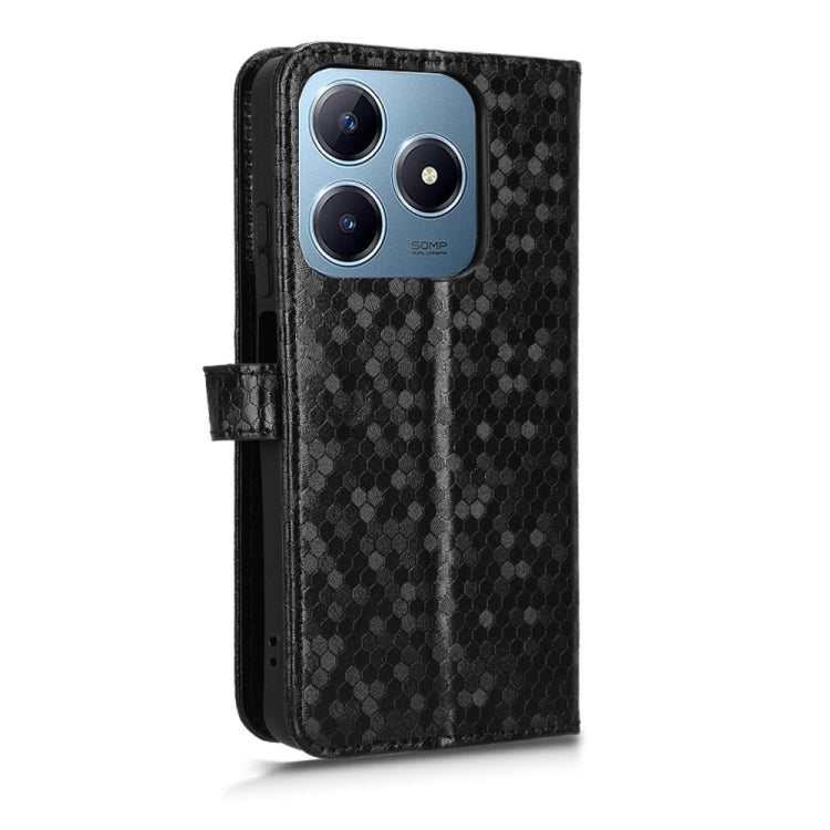For Realme C61 / C63 Honeycomb Dot Texture Leather Phone Case