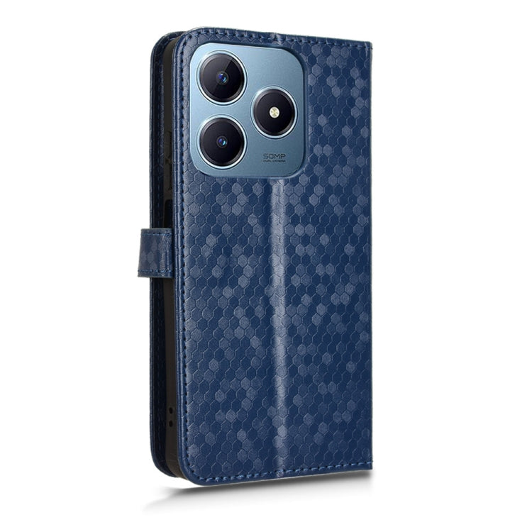 For Realme C61 / C63 Honeycomb Dot Texture Leather Phone Case