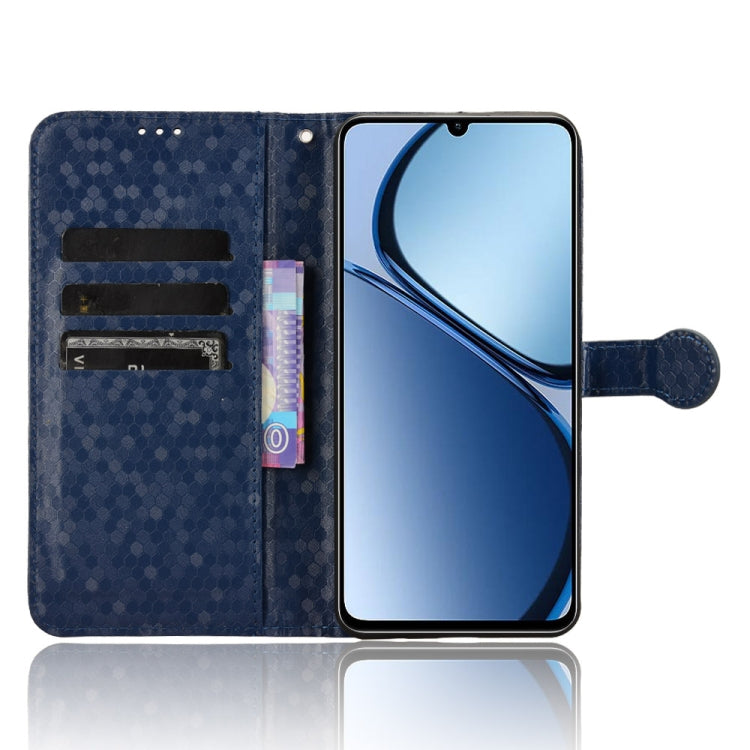 For Realme C61 / C63 Honeycomb Dot Texture Leather Phone Case